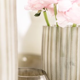 GUAXS Vase SIENA S Clear/Smokegrey