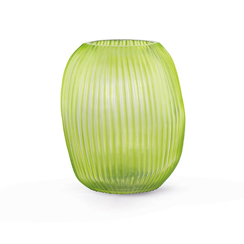 Vase NAGAA L clear/lightgreen – GUAXS