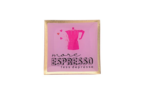 Love Plate ESPRSSO, Glasteller S, pink – GIFTCOMPANY