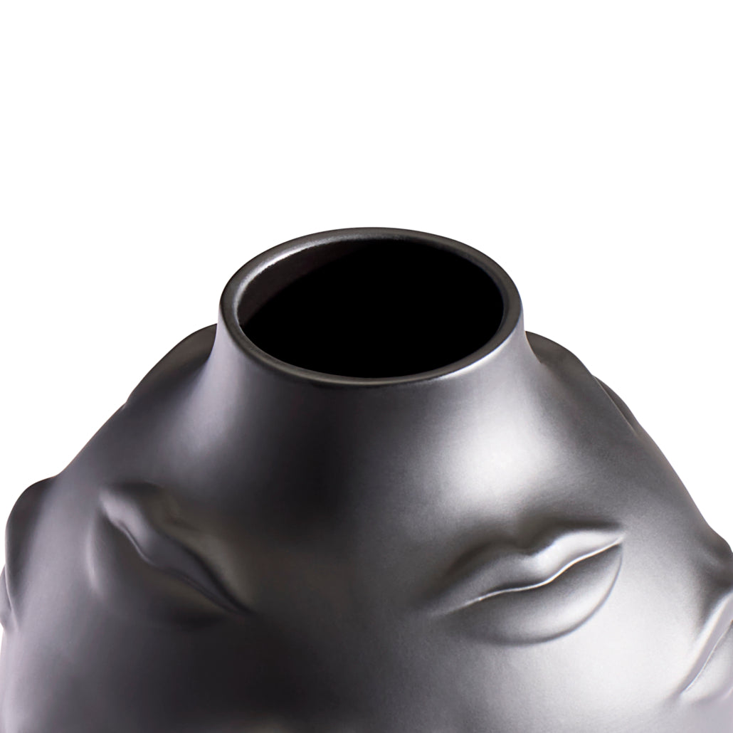 Jonathan Adler Vase Gala Round Black Porcelain – Jonathan Adler, Ansicht 2