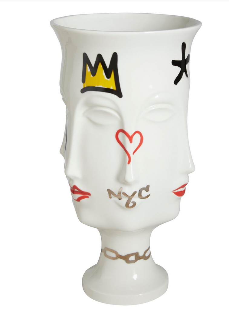 GILDED DORA MAAR URN graffiti