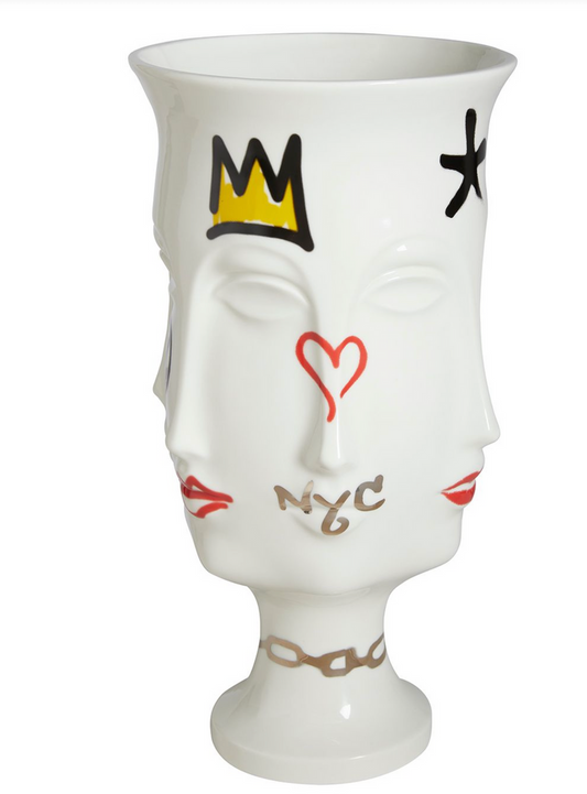 GILDED DORA MAAR URN graffiti