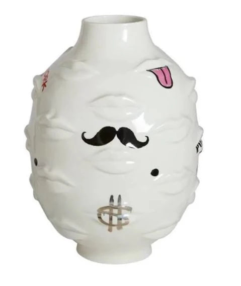 Jonathan Adler Vase Gala Round Grafitti