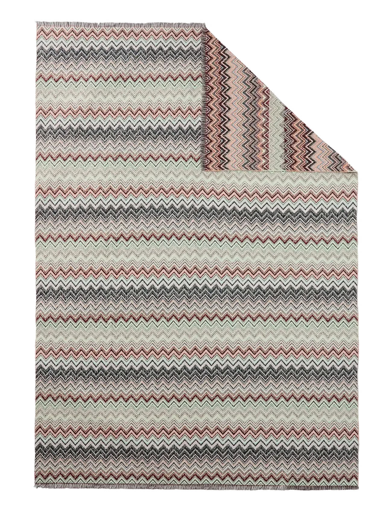 MISSONI FOREST Throw mit Chevronmuster