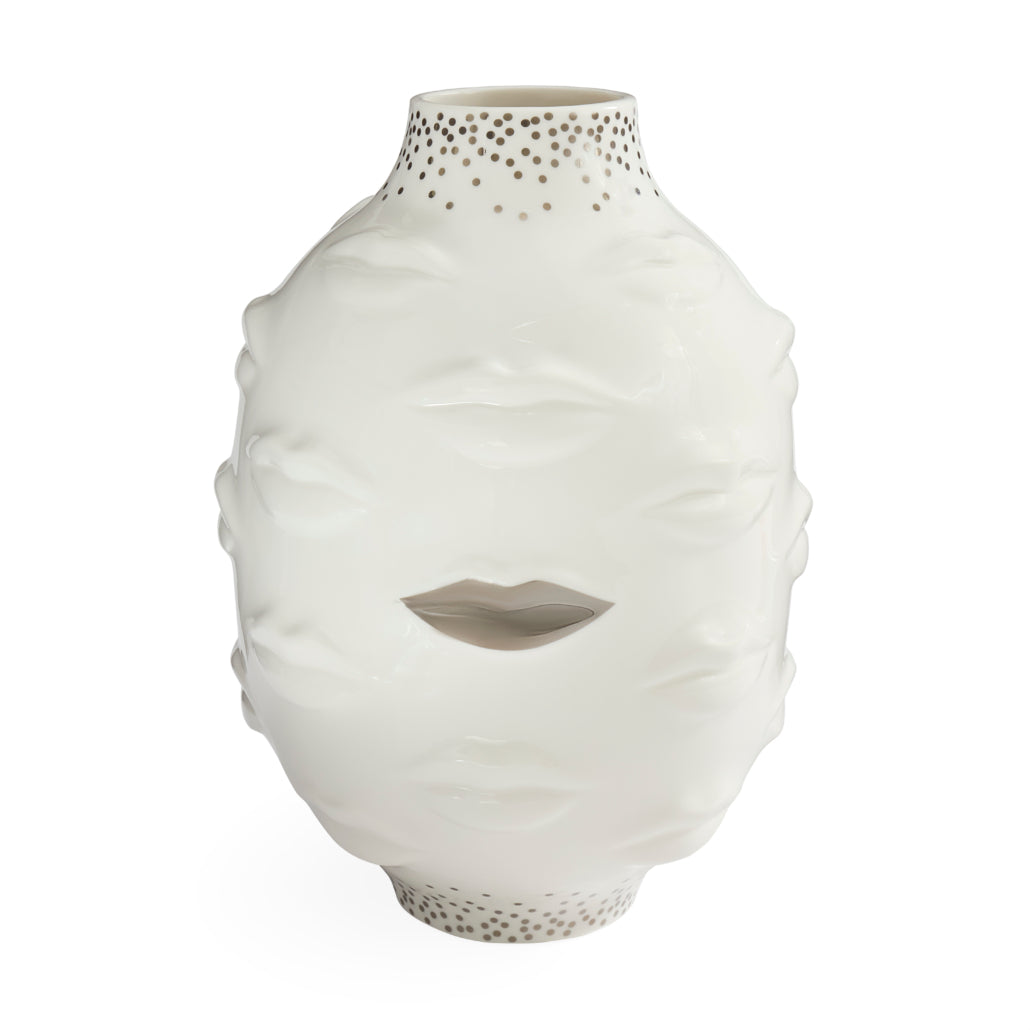 Jonathan Adler Vase Gala Round SPARKLING (Platin) – Jonathan Adler