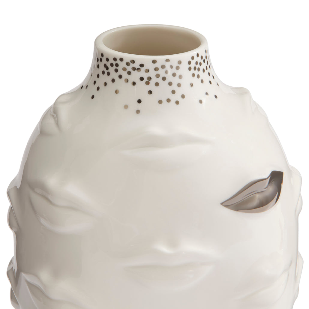 Jonathan Adler Vase Gala Round SPARKLING (Platin) – Jonathan Adler, Ansicht 2