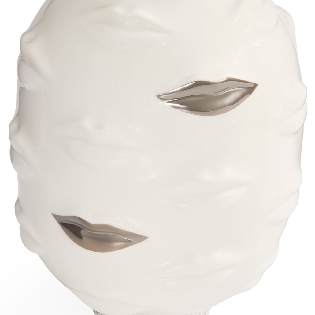 Jonathan Adler Vase Gala Round SPARKLING (Platin) – Jonathan Adler, Ansicht 3
