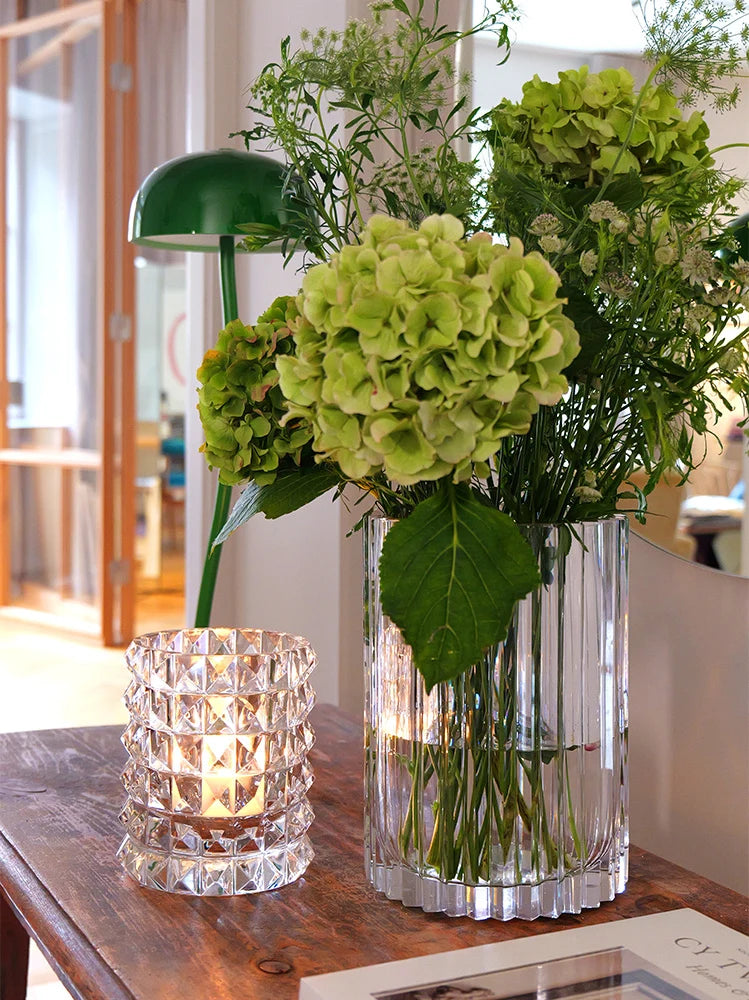 HURRICANE CRYSTAL LAMP MEDIUM, Clear Stud