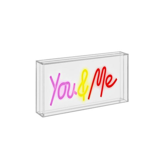 Neonschild „Du & Ich“ – 30 x 15 cm | Tokyo Kollektion